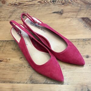 Bella Vita Women's Pink Slingback Flats